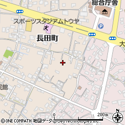 熊本県八代市長田町2871周辺の地図
