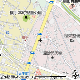 熊本県八代市毘舎丸町6-39周辺の地図