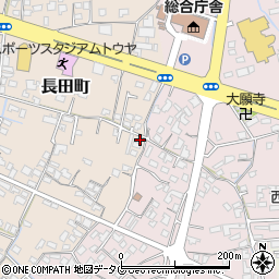 熊本県八代市長田町2866周辺の地図