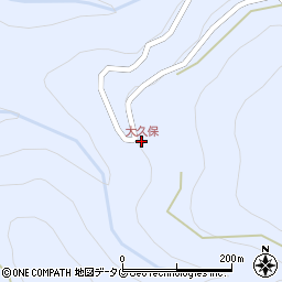 大久保周辺の地図