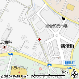 熊本県八代市新浜町2-42周辺の地図