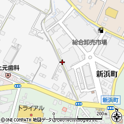 熊本県八代市新浜町2-44周辺の地図