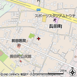 熊本県八代市長田町2886周辺の地図