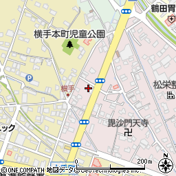 熊本県八代市毘舎丸町6-37周辺の地図