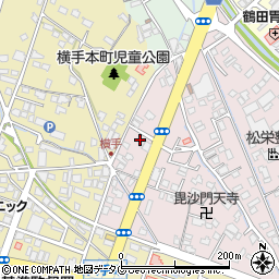 熊本県八代市毘舎丸町6-32周辺の地図