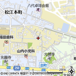 熊本県八代市鷹辻町6-18周辺の地図