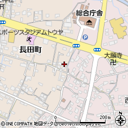 熊本県八代市長田町3285周辺の地図