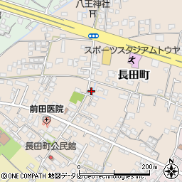熊本県八代市長田町2884周辺の地図