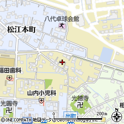 熊本県八代市鷹辻町1-34周辺の地図