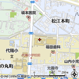 熊本県立八代東高等学校周辺の地図