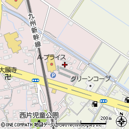 熊本県八代市西片町1878-1周辺の地図