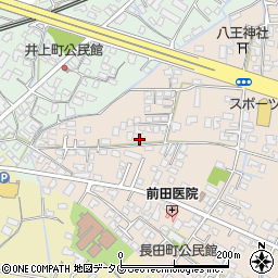 熊本県八代市長田町3044周辺の地図
