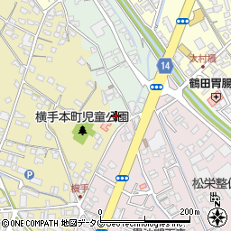 熊本県八代市古閑上町15-1周辺の地図