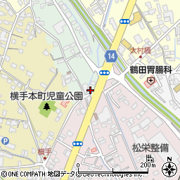 熊本県八代市古閑上町7周辺の地図