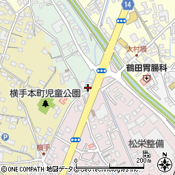熊本県八代市古閑上町7-2周辺の地図