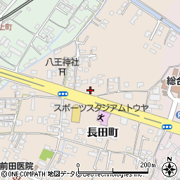 熊本県八代市長田町3184周辺の地図
