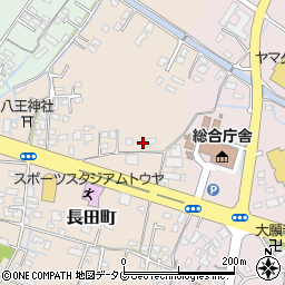 熊本県八代市長田町3204周辺の地図