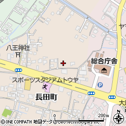 熊本県八代市長田町3202周辺の地図