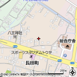 熊本県八代市長田町3210周辺の地図