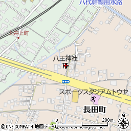 熊本県八代市長田町3147周辺の地図