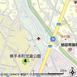 熊本県八代市古閑上町34周辺の地図