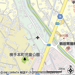 熊本県八代市古閑上町34-5周辺の地図