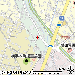 熊本県八代市古閑上町34-3周辺の地図