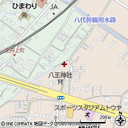 熊本県八代市長田町3155周辺の地図