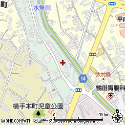 熊本県八代市古閑上町46周辺の地図