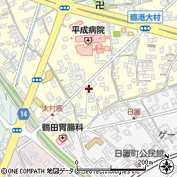 大和タクシー本社周辺の地図
