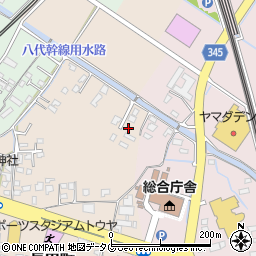 熊本県八代市長田町3380周辺の地図