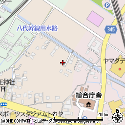 熊本県八代市長田町3369周辺の地図