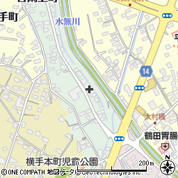 熊本県八代市古閑上町46-8周辺の地図