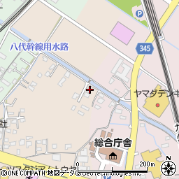 熊本県八代市長田町3379周辺の地図