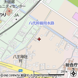 熊本県八代市長田町3342周辺の地図