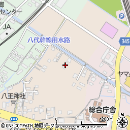 熊本県八代市長田町3358周辺の地図