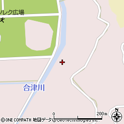 合津川周辺の地図