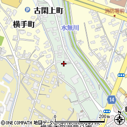 熊本県八代市古閑上町90周辺の地図