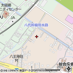 熊本県八代市長田町3344周辺の地図