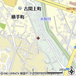 熊本県八代市古閑上町76周辺の地図