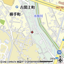 熊本県八代市古閑上町76周辺の地図