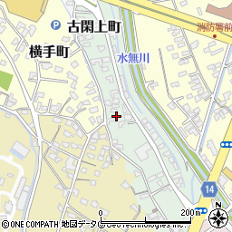 熊本県八代市古閑上町76-4周辺の地図
