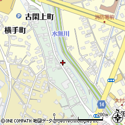熊本県八代市古閑上町87-1周辺の地図