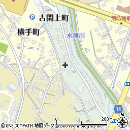 熊本県八代市古閑上町97周辺の地図