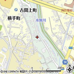 熊本県八代市古閑上町102周辺の地図