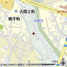 熊本県八代市古閑上町100-2周辺の地図