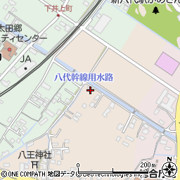 熊本県八代市長田町3347周辺の地図