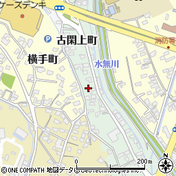 熊本県八代市古閑上町109周辺の地図