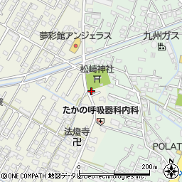 松崎第一町民センター周辺の地図