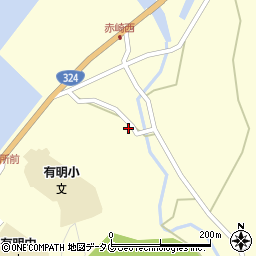 熊本県天草市有明町赤崎3328周辺の地図